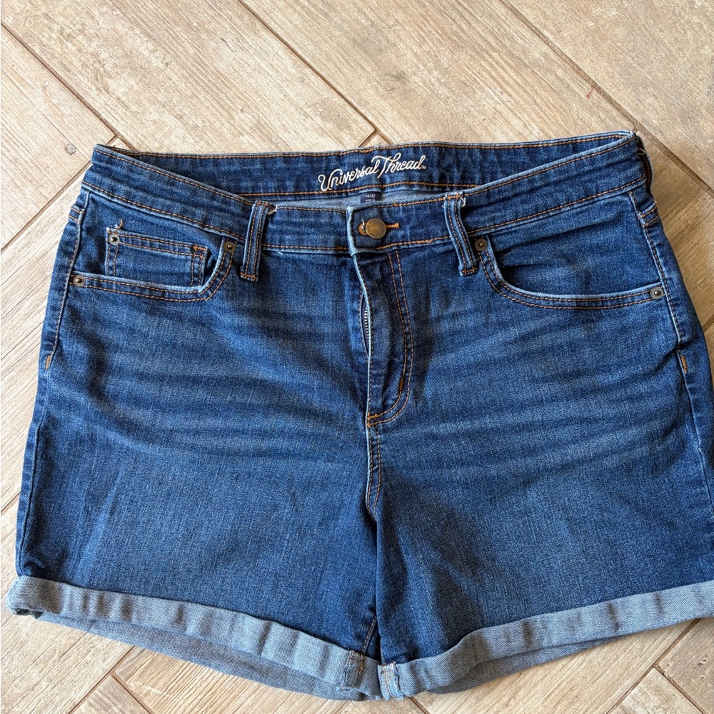 Universal Thread Dark Blue Jean Shorts